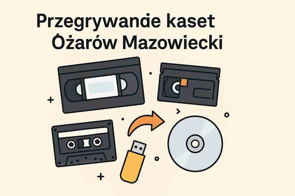 Przegrywanie kaset Ożarów Mazowiecki